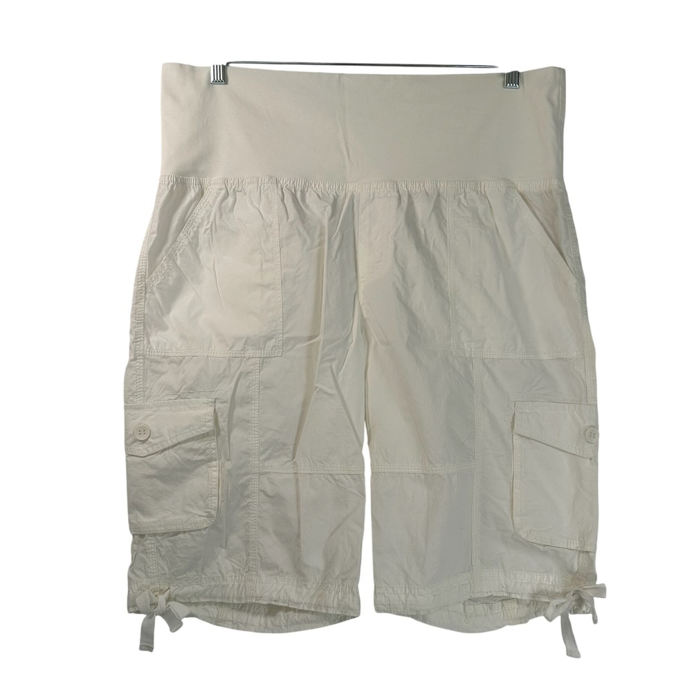 Calvin Klein Performance Ivory Cargo Shorts Quick Dry XL PF5S8578 New